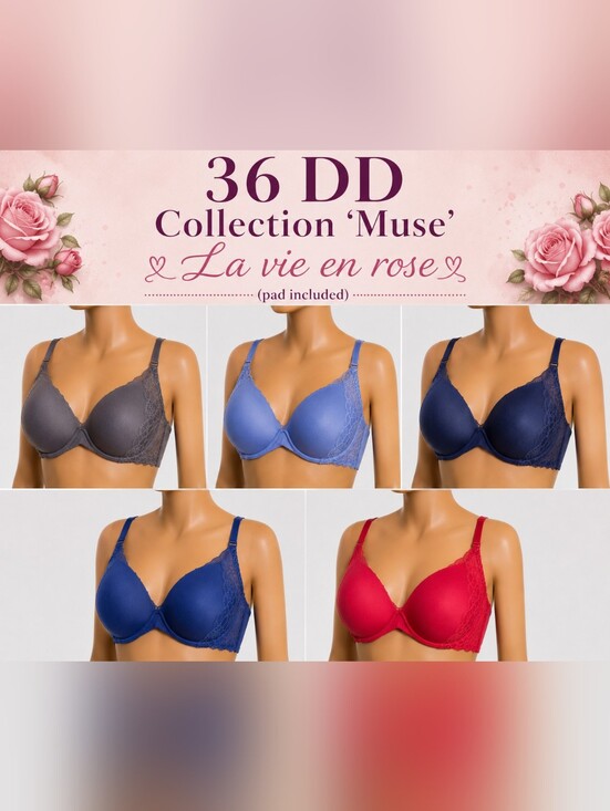 La Vie En Rose Other - 5 Mastectomy Women's Bra Set 36DD New La Vie En Rose